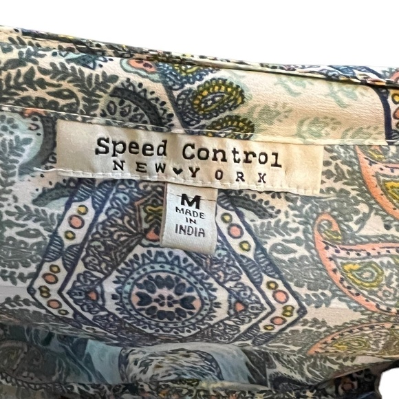 Speed Control New York | Sleeveless Print Dress | Tie Front - Picture 6 of 6